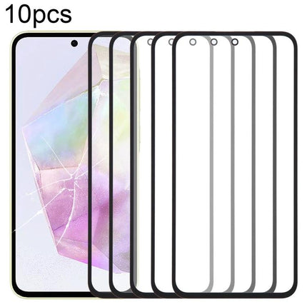 Screen Glass Replacement for Everyday Samsung Phone Use - 10pcs front glass frames kit for cracked screens with OCA repair parts