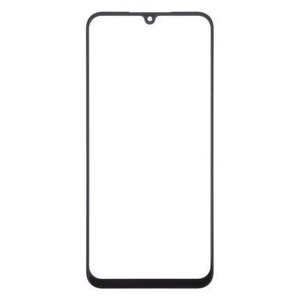 Screen Glass Replacement for Everyday Samsung Phone Use - front panel glass with notch and black bezel for quick DIY repair