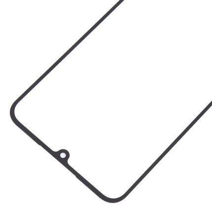 Screen Glass Replacement for Everyday Samsung Phone Use – black front glass frame with notch and OCA-friendly edge for quick DIY repair