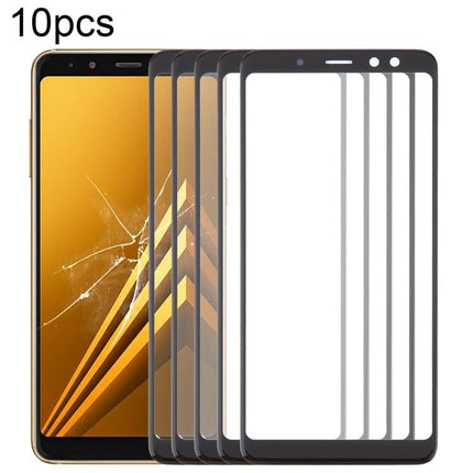 Glass Screen Replacement for Everyday Samsung Phone Maintenance front outer glass lens with OCA adhesive shown with cracked Samsung phone