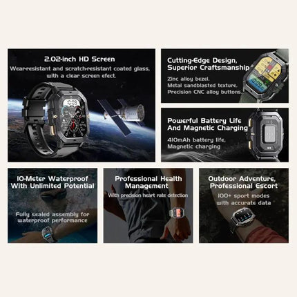 LEMFO Sport Smartwatch With Bluetooth Calling For Daily Use