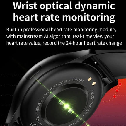 HK89 Smart Watch for Tracking Daily Health and Activities - wrist optical heart rate monitoring, sleep and activity tracking, Bluetooth 5.0