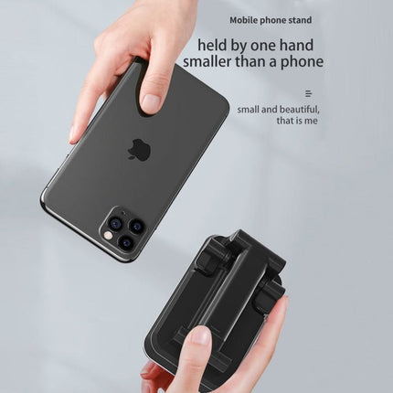 T6 2 In 1 Portable Folding Stand Wireless Charger Dual Charge Bracket compact foldable phone stand and wireless charger, adjustable angle, non-slip silicone
