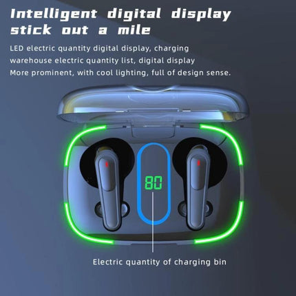 True Wireless Earbuds For Commuting And Hands Free Calls with LED digital display charging case, compact