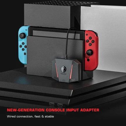 GameSir VX2 AimBox for Everyday Console Gaming Setup shown connected to a docked Nintendo Switch and console