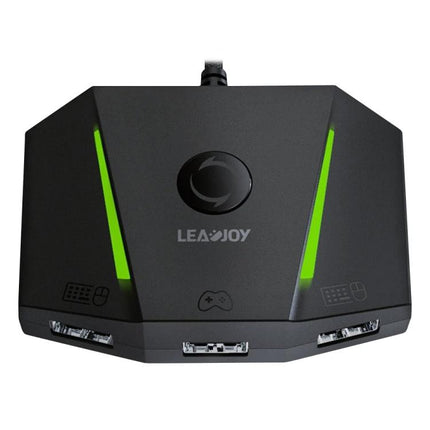 GameSir VX2 AimBox for Everyday Console Gaming Setup compact adapter showing USB ports and LED accents for mouse keyboard on console