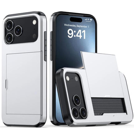 Durable Phone Case for Everyday Device Protection with PC and TPU, slim shockproof design and built-in kickstand