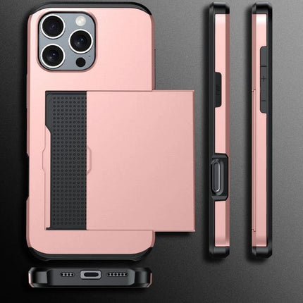 Phone Case For Daily Protection During Commutes, Workouts, And Everyday Tasks For Everyday Use - slim durable PC+TPU pink case with raised edges and precise cutouts