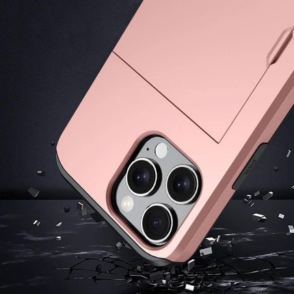 Durable Phone Case for Everyday Device Protection in pink PC+TPU, slim drop-resistant design for commuting and daily use