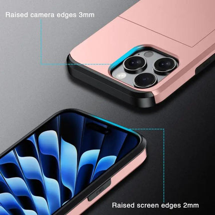 Practical iPhone Case With Card Storage | Syndmart