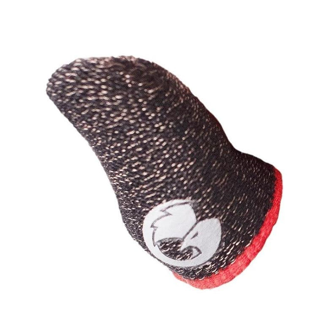GameSir Fingertips for Everyday Gaming Comfort at Home - black conductive finger sleeve with red rim for improved mobile touch control