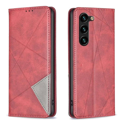 Leather Phone Case With Card Slot - red PU leather wallet case with TPU interior, card slot and kickstand for hands-free viewing