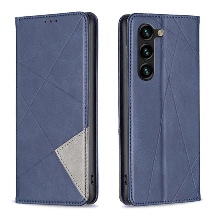 Leather Phone Case With Card Slot in blue PU leather with TPU interior, card slots and kickstand for hands-free video