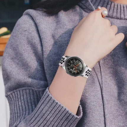 Samsung Gear S4 Active 22mm Two-Tone Silicone Strap