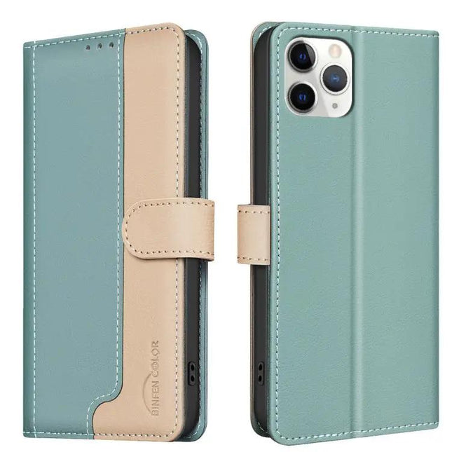 Leather Cardholder Phone Case For Everyday Use With Card And Cash Storage Pocket | Syndmart