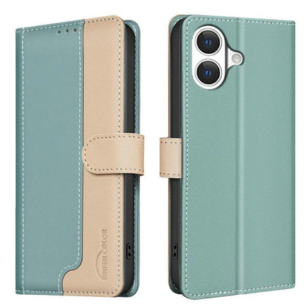 Leather Phone Case With Card Slot For Daily Use Keeps Cards Secure And Wallet Organized - teal PU leather wallet case with 3 card slots