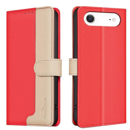 Leather Phone Case With Card And Cash Storage For Everyday Use And Easy On The Go - red PU leather wallet case with RFID, card and cash slots