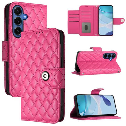 Rhombic Texture Flip Leather Case Lanyard Samsung Galaxy S26