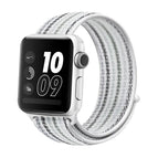 For Apple Watch Series 8&7 41mm / SE 2&6&SE&5&4 40mm / 3&2&1 38mm / White Pinstripe