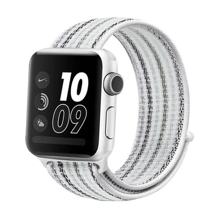 Nylon Loop Watch Band Compatible With Apple Watch 38-49mm