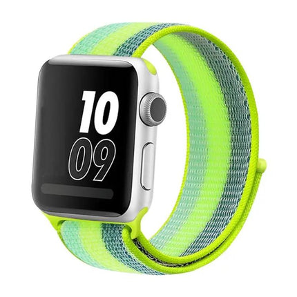 Nylon Loop Watch Band Compatible With Apple Watch 38-49mm