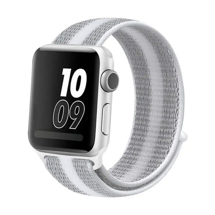 Nylon Loop Watch Band Compatible With Apple Watch 38-49mm