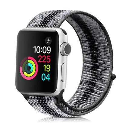 Nylon Loop Watch Band Compatible With Apple Watch 38-49mm