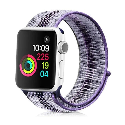 Nylon Loop Watch Band Compatible With Apple Watch 38-49mm
