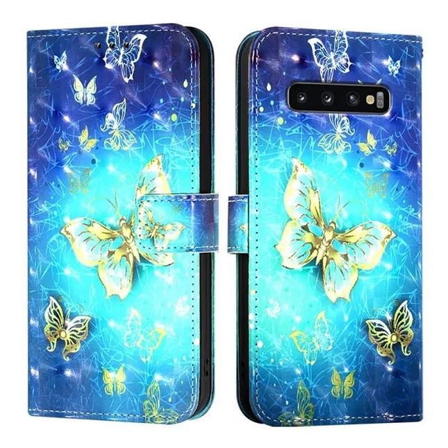Horizontal Flip Leather Wallet Phone Case For Galaxy S10
