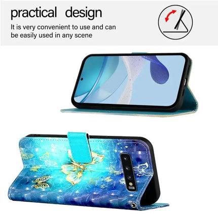 Horizontal Flip Leather Wallet Phone Case For Galaxy S10