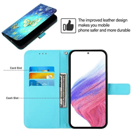 Leather Flip Phone Case With Card Slots For Everyday Use