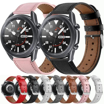 Adjustable Leather Replacement Strap For Galaxy Watch 3 41mm