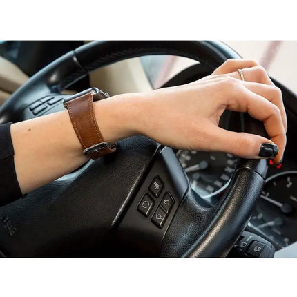 Genuine Leather Retro Crazy Horse Watch Band For Apple Watch