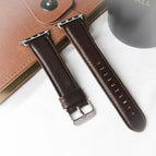 For Apple Watch Series 7 41mm / 6 & SE & 5 & 4 40mm / 3 & 2 & 1 38mm / Dark Brown
