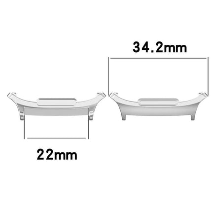 22mm Zinc Alloy Watch Band Connectors for Galaxy Watch