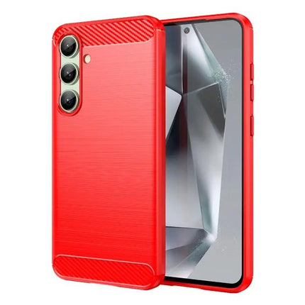 Carbon Fiber TPU Phone Case For Samsung S25 Ultra 5G