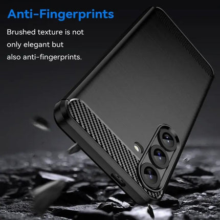 Carbon Fiber TPU Phone Case For Samsung S25 Ultra 5G
