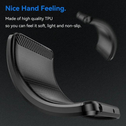 Carbon Fiber TPU Phone Case For Samsung S25 Ultra 5G