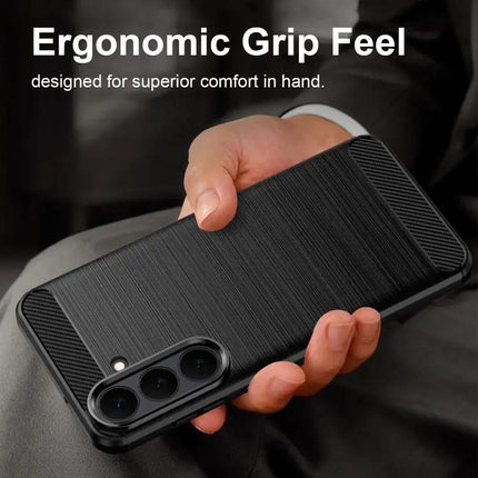 Carbon Fiber Brushed TPU Phone Case For Galaxy S26