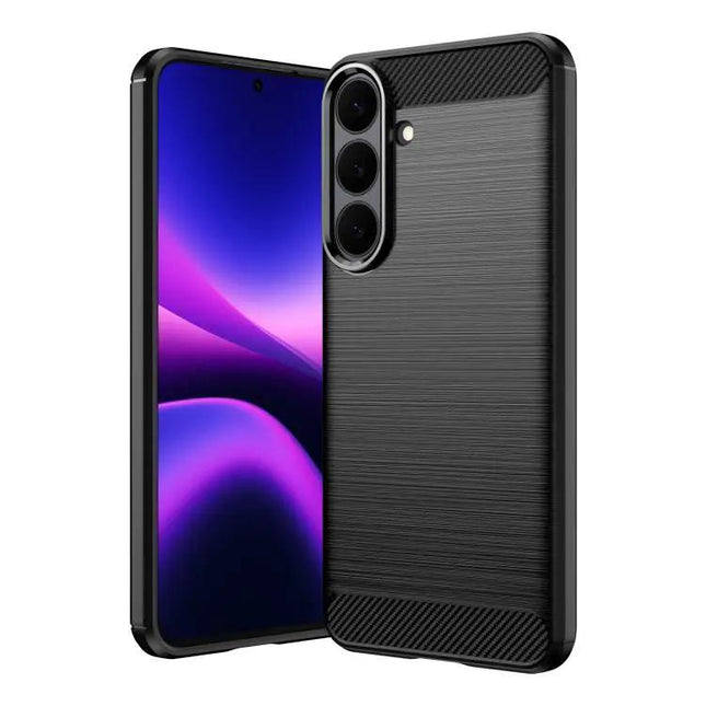 Carbon Fiber Brushed TPU Phone Case For Galaxy S26