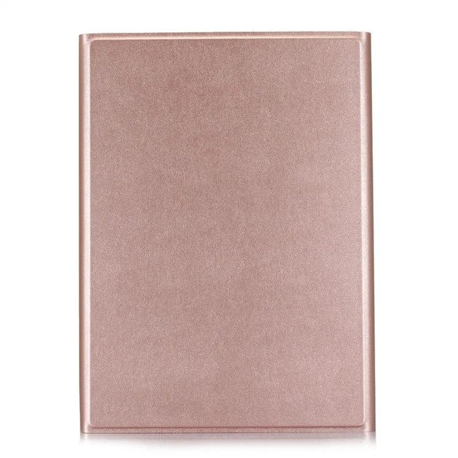 Bluetooth Keyboard Leather Case for Samsung Galaxy Tab A7 10.4 Inch in rose gold protective folio cover, slim travel keyboard case