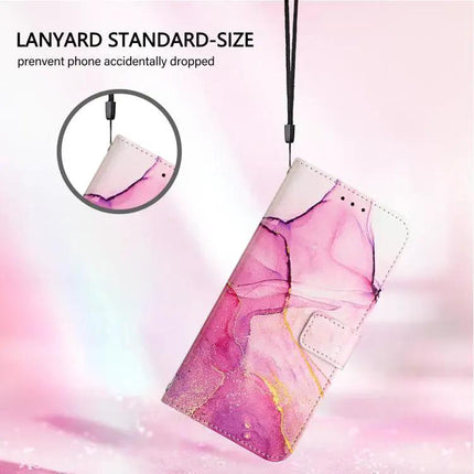 Marble Pattern Flip Leather Case Card Slots For Samsung S26