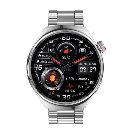 LF38 Smartwatch With 1.6 Inch Screen And Steel Strap