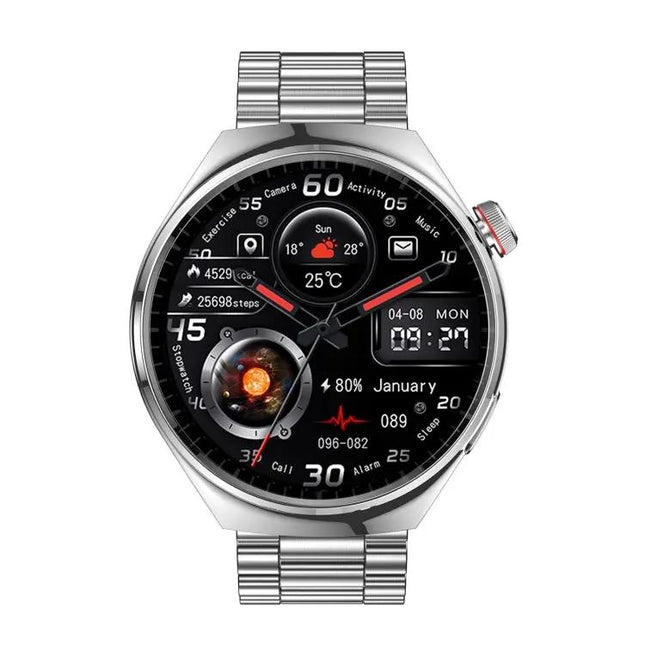 LF38 Smartwatch With 1.6 Inch Screen And Steel Strap | Syndmart