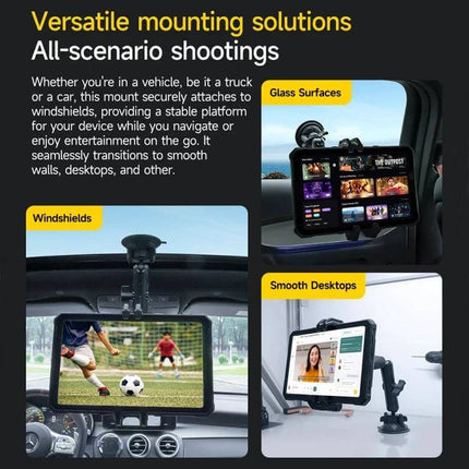 Ulefone Armor Mount Max Car Phone Tablet Holder For Windshield aluminum alloy windshield suction cup tablet holder adjustable length