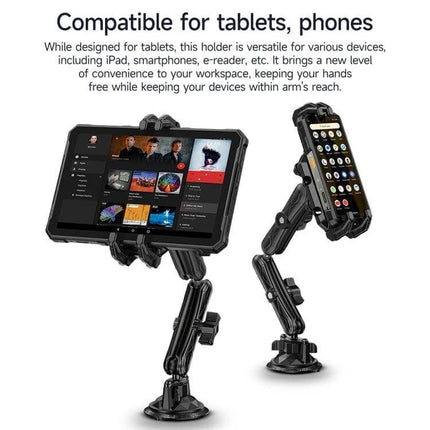 Ulefone Armor Mount Max Car Phone Tablet Holder For Windshield adjustable aluminum alloy suction cup tablet and phone holder on windshield