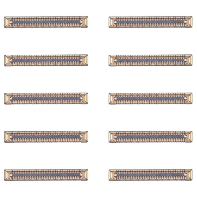 Essential Connector for Samsung Daily Phone Maintenance - replacement LCD FPC connectors shown in multiple pieces for Samsung motherboard repairs