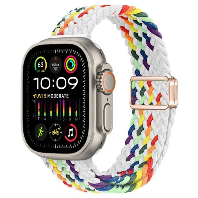 Nylon Braided Magnetic Band For Apple Watch Ultra 2 49mm | Syndmart