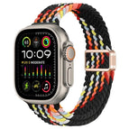 For Apple Watch Ultra 2 49mm / Z Pattern Black Rainbow