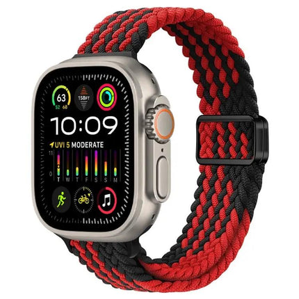 Nylon Braided Magnetic Band For Apple Watch Ultra 2 49mm